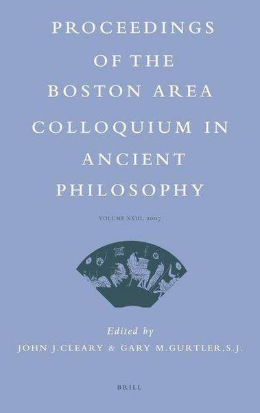 Produktbild: Proceedings of the Boston Area Colloquium in Ancient Philosophy