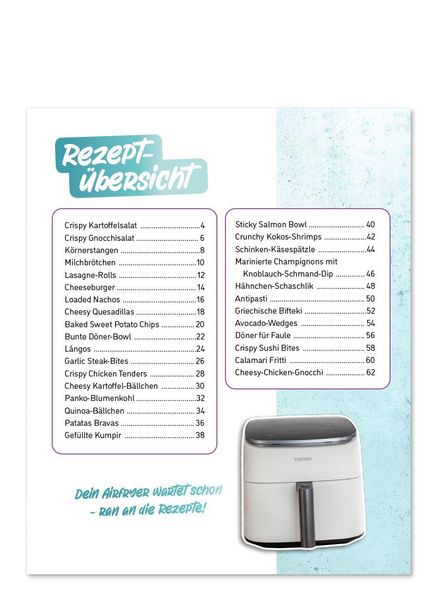 Produktbild: Rezepte f&uuml;r den AIRFRYER