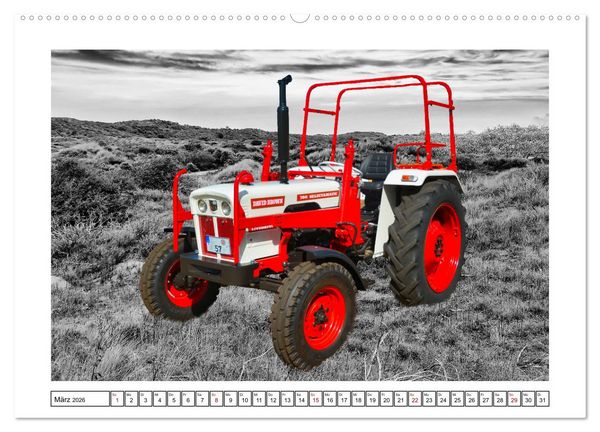 Produktbild: Traktoren - Oldtimer aus dem Ausland (Wandkalender 2026 DIN A2 quer), CALVENDO Monatskalender