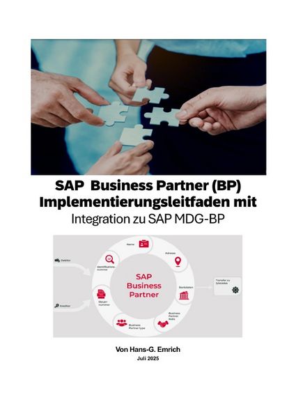 Produktbild: SAP Business Partner (BP) Implementierungsleitfaden mit Integration zu SAP MDG-BP