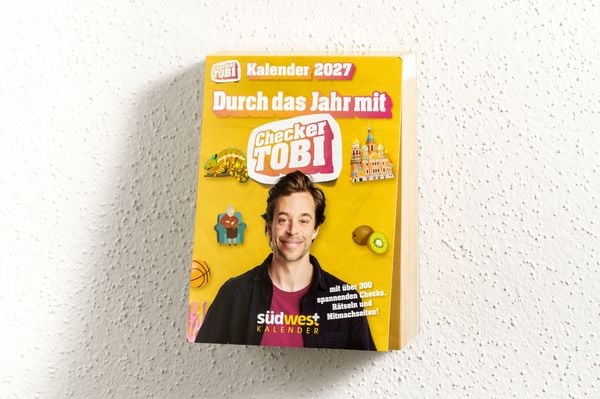 Produktbild: Checker Tobi 2027: Tagesabrei&szlig;kalender mit &uuml;ber 300 spannenden Checks zum Aufstellen oder Aufh&auml;ngen