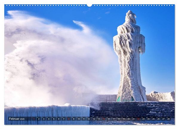 Produktbild: Sch&ouml;ne Ostsee - Impressionen &uuml;bers Jahr (Wandkalender 2026 DIN A2 quer), CALVENDO Monatskalender