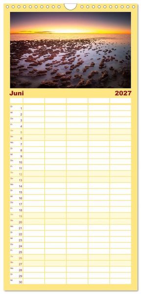 Produktbild: Familienplaner 2027 - Outback Australien mit 5 Spalten (Wandkalender, 21 x 45 cm) CALVENDO