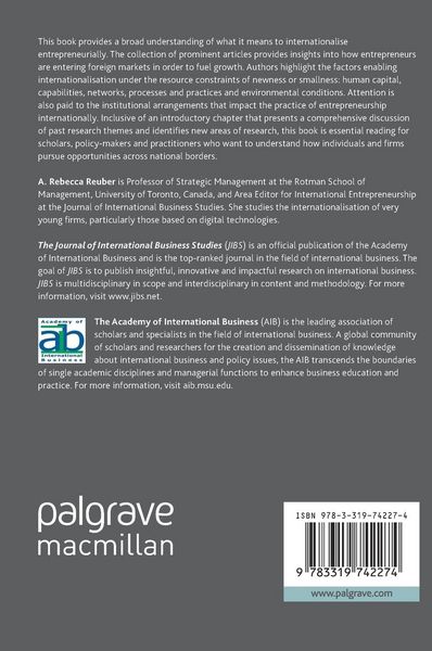 Produktbild: International Entrepreneurship