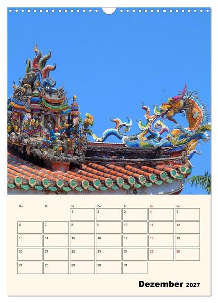 Produktbild: Taipeh &ndash; Stadt der Kontraste (Wandkalender 2027 DIN A3 hoch), CALVENDO Monatskalender