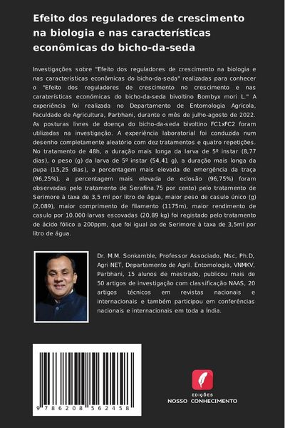Produktbild: Efeito dos reguladores de crescimento na biologia e nas caracter&iacute;sticas econ&ocirc;micas do bicho-da-seda