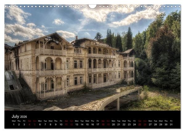 Produktbild: Abandoned Places in Germany (Wall Calendar 2026 DIN A3 landscape), CALVENDO 12 Month Wall Calendar