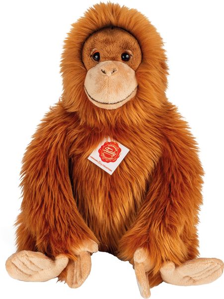 Produktbild: Teddy Hermann 92946 - Orang Utan, Pl&uuml;schtier, braun, sitzend, 40cm