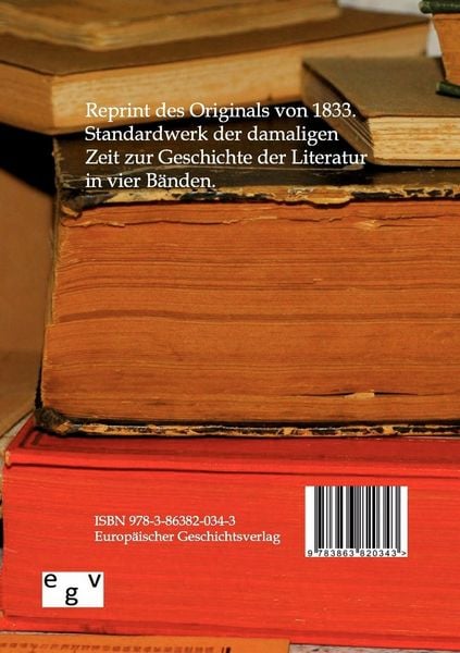 Produktbild: Handbuch der Geschichte der Litteratur