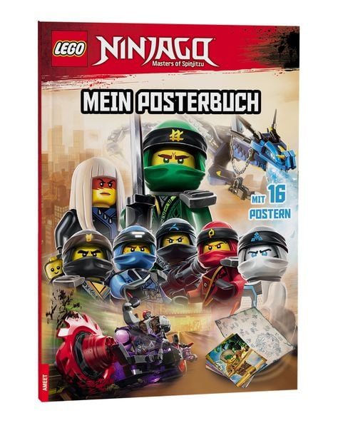 LEGO NINJAGO – Mein Posterbuch, Paperback von , AMEET sp. z o.o., 9783960807599