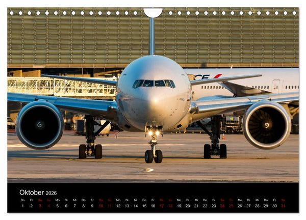 Produktbild: Leidenschaft Flugzeuge (Wandkalender 2026 DIN A4 quer), CALVENDO Monatskalender