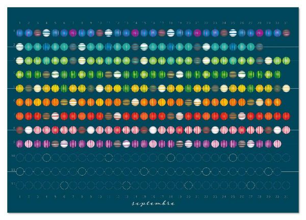 Produktbild: Une perle pour chaque jour (Calendrier mural 2026 DIN A3 vertical), CALVENDO calendrier mensuel