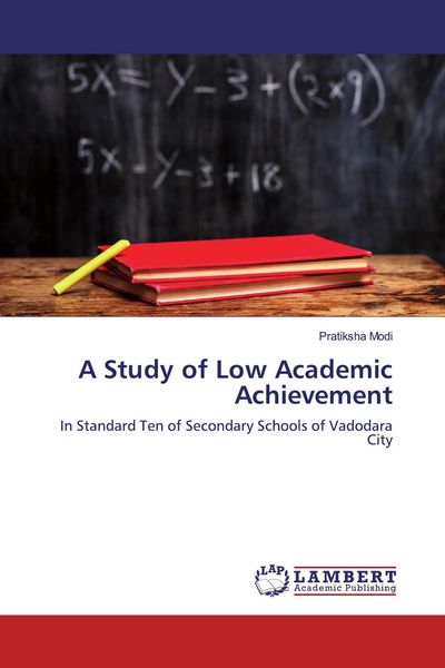 Produktbild: A Study of Low Academic Achievement