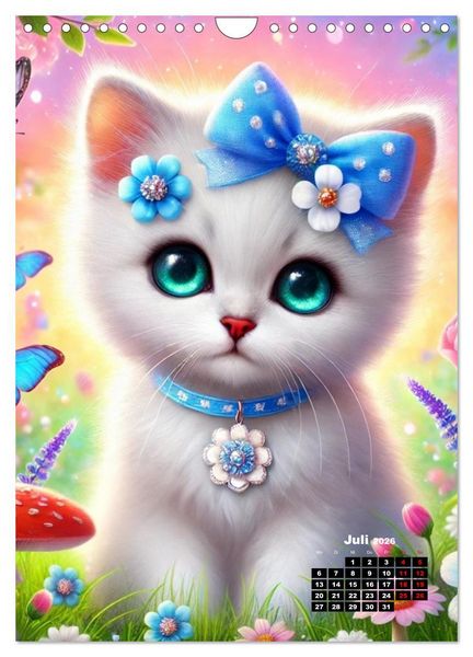 Produktbild: Miau Momente (Wandkalender 2026 DIN A4 hoch), CALVENDO Monatskalender