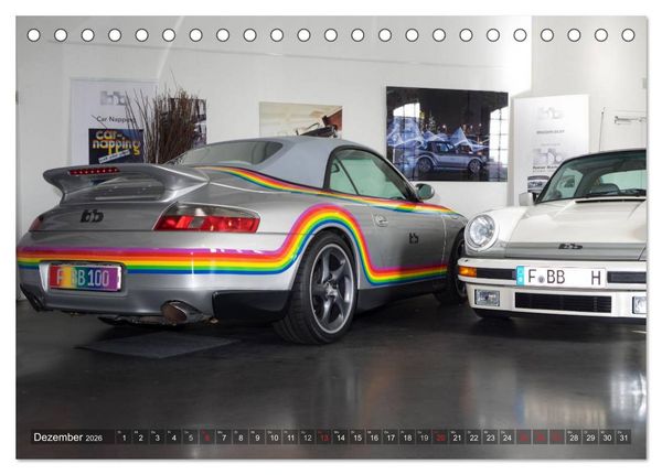 Produktbild: Ein Porsche muss es schon sein! (Tischkalender 2026 DIN A5 quer), CALVENDO Monatskalender