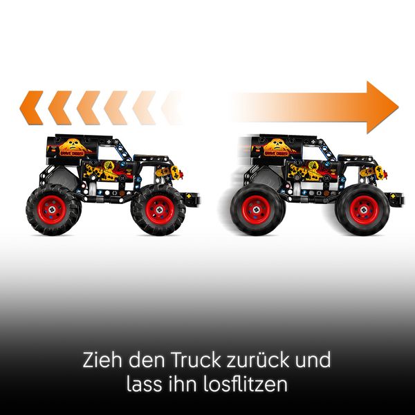 Produktbild: LEGO Technic 42219 Monster Jam Grave Digger Feuer und Eis, Spielzeug