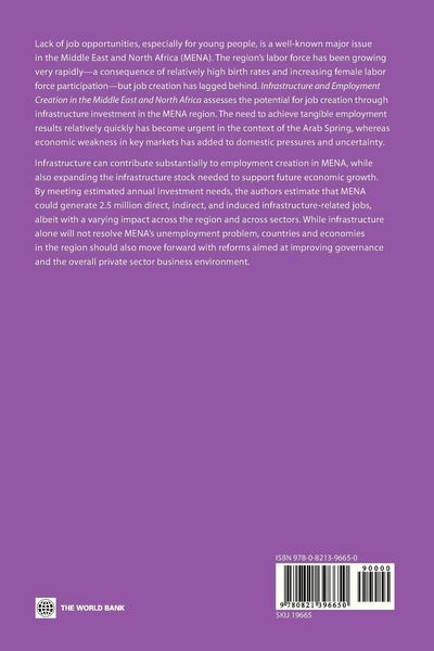 Produktbild: Infrastructure and Employment Creation in the Middle East and North Africa