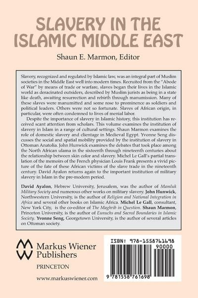 Produktbild: Slavery in the Islamic Middle East