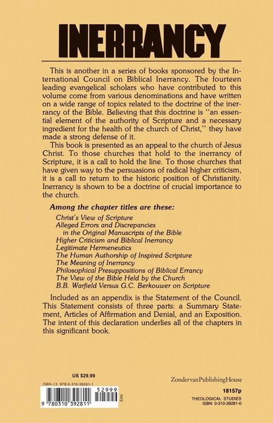 Produktbild: A Inerrancy