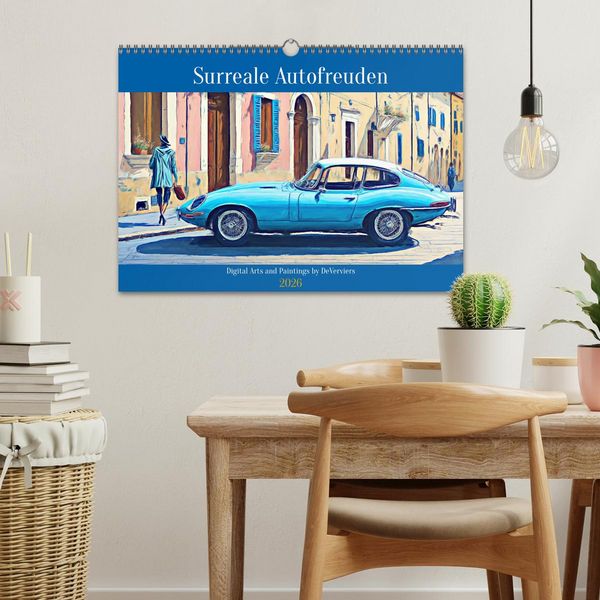 Produktbild: Surreale Autofreuden (Wandkalender 2026 DIN A3 quer), CALVENDO Monatskalender