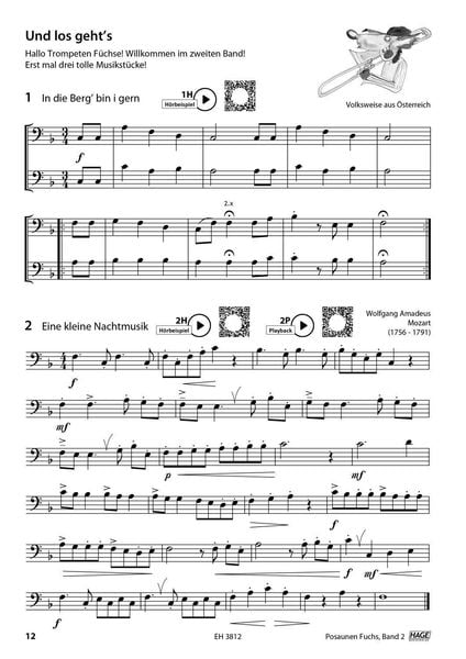Produktbild: Posaunen Fuchs, Band 2 - Posaunenschule