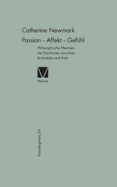 Produktbild: Passion - Affekt - Gef&uuml;hl
