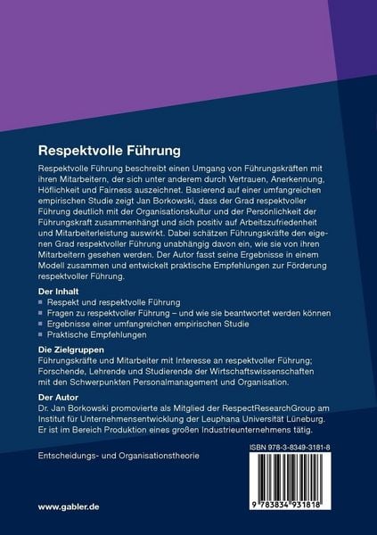 Produktbild: Respektvolle F&uuml;hrung