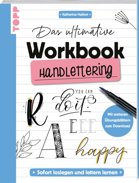Produktbild: Das ultimative Workbook: Handlettering