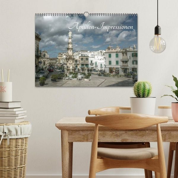 Produktbild: Apulien &ndash; Impressionen (Wandkalender 2026 DIN A3 quer), CALVENDO Monatskalender