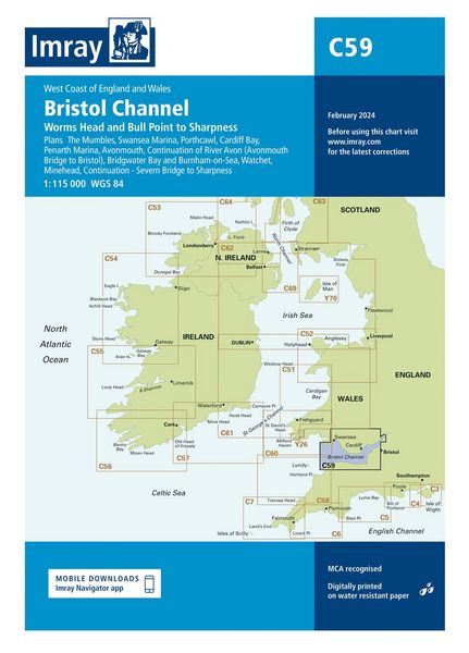 Produktbild: C59 Bristol Channel, Imray Chart