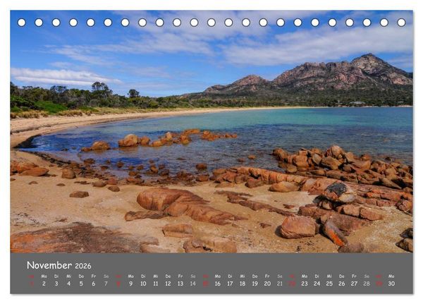 Produktbild: Naturlandschaften Tasmaniens (Tischkalender 2026 DIN A5 quer), CALVENDO Monatskalender