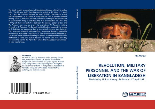 Produktbild: REVOLUTION, MILITARY PERSONNEL AND THE WAR OF LIBERATION IN BANGLADESH