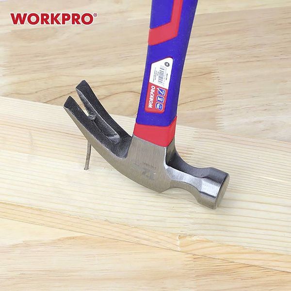 Produktbild: WorkPro WP241009 Klauenhammer ergonomischer Griff, hart 225g 1St.