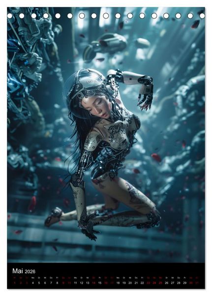 Produktbild: CYBER SISTERS (Tischkalender 2026 DIN A5 hoch), CALVENDO Monatskalender