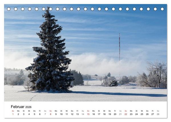 Produktbild: Die Rh&ouml;n (Tischkalender 2026 DIN A5 quer), CALVENDO Monatskalender