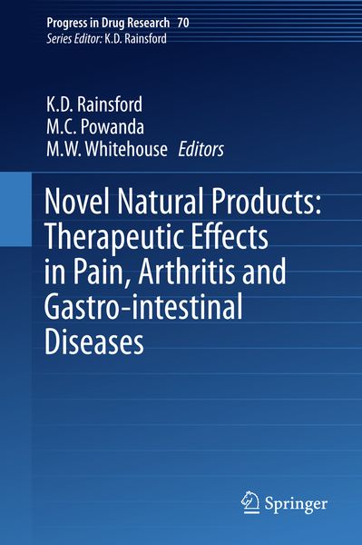 Produktbild: Novel Natural Products: Therapeutic Effects in Pain, Arthritis and Gastro-intestinal Diseases