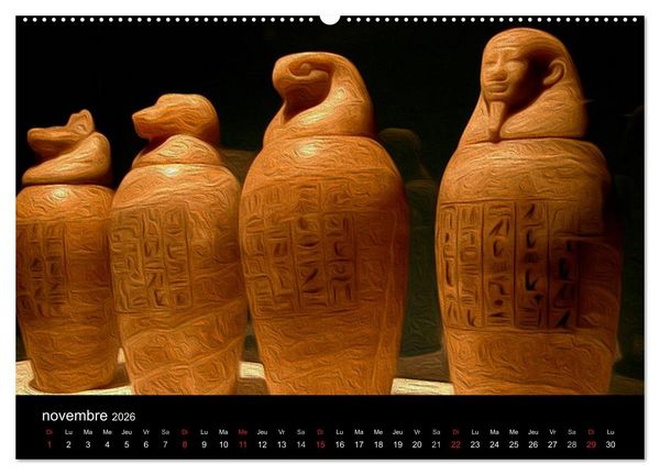 Produktbild: L'&Eacute;GYPTE EN COULEURS (Calendrier mural 2026 DIN A2 vertical) calendrier de bureau