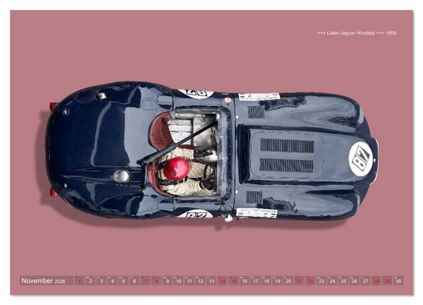 Produktbild: Two-Seater Racing Cars 1950-1960 (Wandkalender 2026 DIN A3 quer), CALVENDO Monatskalender