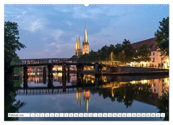 Produktbild: Schleswig-Holstein - Hansestadt L&uuml;beck (hochwertiger Premium Wandkalender 2026 DIN A2 quer), Kunstdruck in Hochglanz