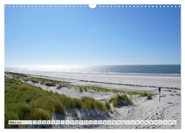 Produktbild: Amrum &ndash; Trauminsel in der Nordsee (Wandkalender 2026 DIN A3 quer), CALVENDO Monatskalender