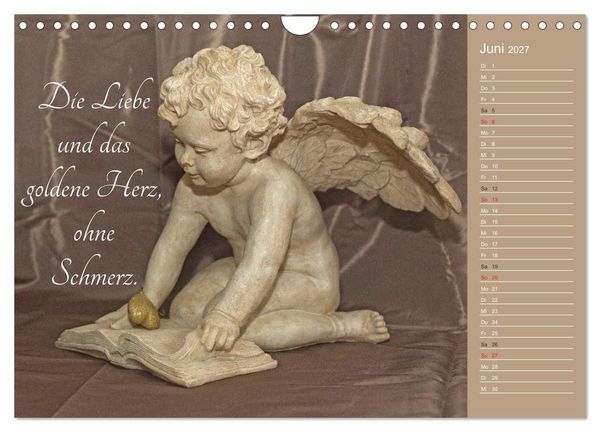 Produktbild: Engel - Die Worte der Liebe (Wandkalender 2027 DIN A4 quer), CALVENDO Monatskalender