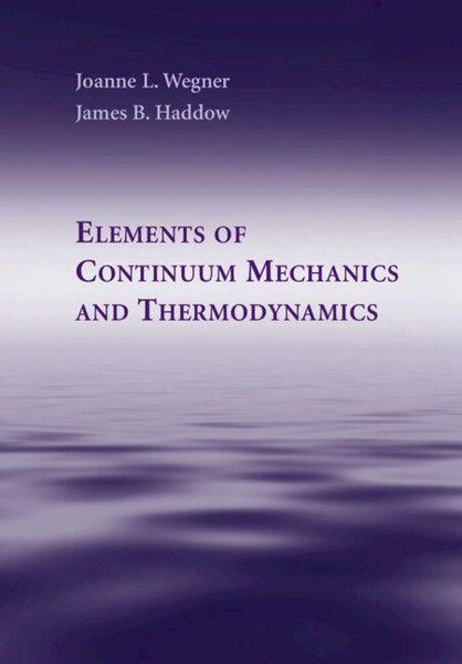 Produktbild: Elements of Continuum Mechanics and Thermodynamics