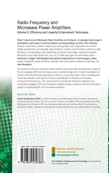 Produktbild: Radio Frequency and Microwave Power Amplifiers