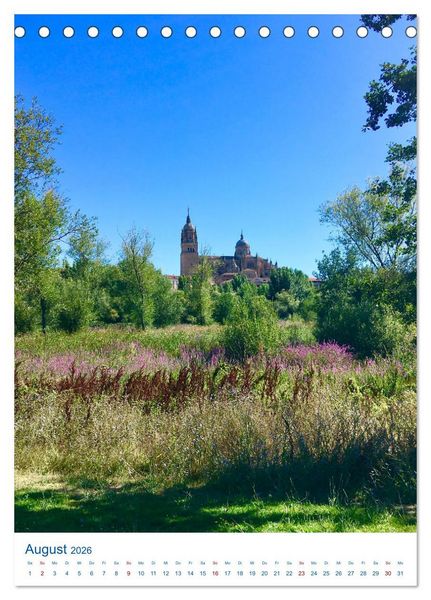 Produktbild: Salamanca. Die goldene Stadt am Tormes (Tischkalender 2026 DIN A5 hoch), CALVENDO Monatskalender