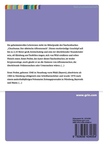 Produktbild: Chuchunaa. Der sibirische Affenmensch