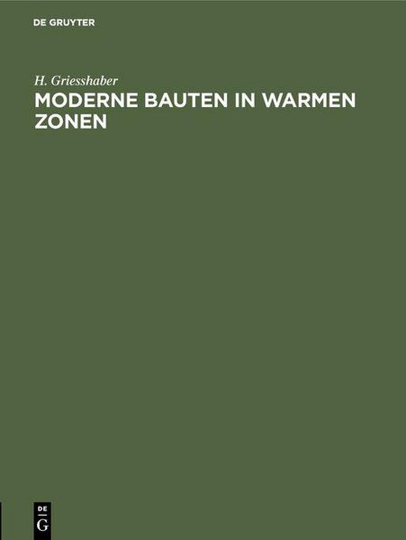 Produktbild: Moderne Bauten in warmen Zonen