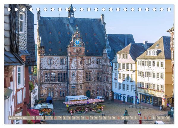 Produktbild: Marburg an der Lahn (Tischkalender 2026 DIN A5 quer), CALVENDO Monatskalender