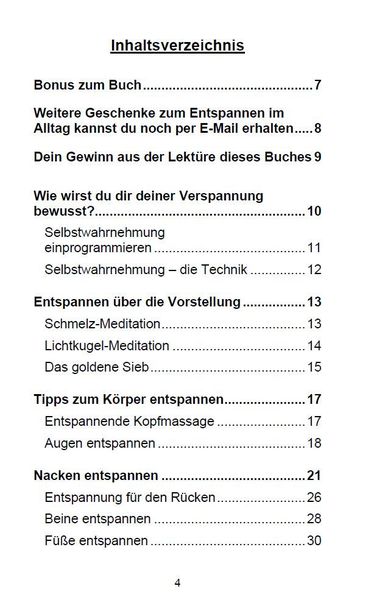 Entspannung Übungen & Mediationen