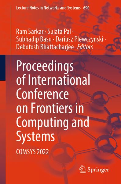 Produktbild: Proceedings of International Conference on Frontiers in Computing and Systems