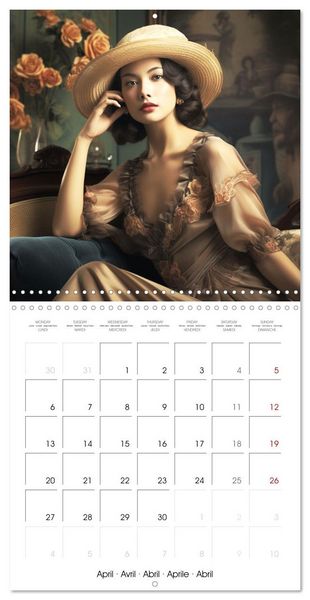 Produktbild: Gr&acirc;ce des ann&eacute;es 30 (Calendrier mural carr&eacute; 2026 30x30 cm) Calendrier double avec une page pour vos prises de notes
